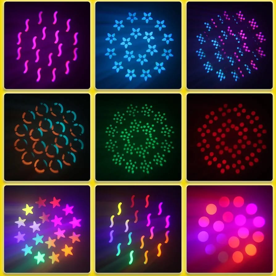 Cabeza Móvil LED 200W Profesional | Luz Escénica DMX con Efectos y Colores RGB – TechyCR