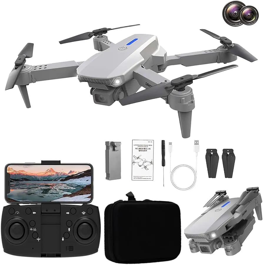 Dron 8K Profesional con Cámara 3 Ejes y GPS | Dron de Alta Gama con Seguimiento Inteligente y 35 Min de Vuelo – TechyCR