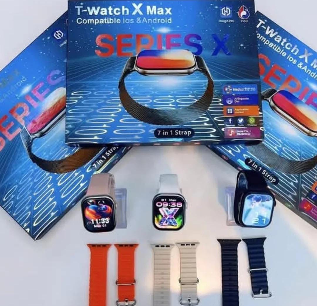 Reloj Inteligente Series X | Smartwatch con Pantalla AMOLED, Monitoreo de Salud y Batería de Larga Duración – TechyCR